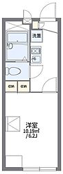 レオパレス小和田 1Kの間取図画像