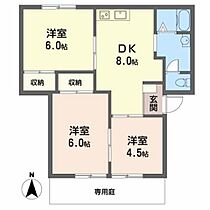 フレグランスピュアＩ棟 A0102 ｜ 愛媛県松山市谷町134（賃貸アパート3DK・1階・55.04㎡） その2