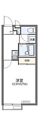 レオパレスアースリー生田 1Kの間取図画像