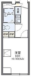 レオパレス上水桜 1Kの間取図画像