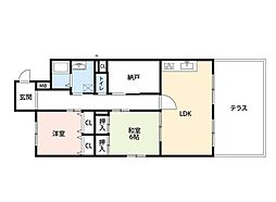 間取図画像 2SLDK
