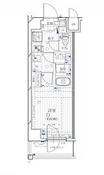 REGALIZ溝の口 1Kの間取図画像