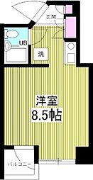 シュロス123 ワンルームの間取図画像