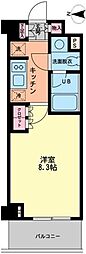 エスティメゾン代沢 1Kの間取図画像