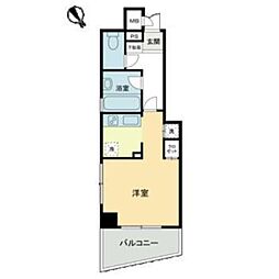 Princess-Line西早稲田 ワンルームの間取図画像