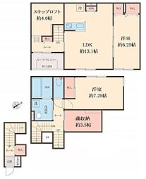 MAISON LIMONAIA 2LDKの間取図画像