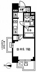 レジディア新宿イースト3 1Kの間取図画像