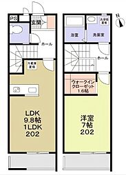 ルーチェ 1SLDKの間取図画像