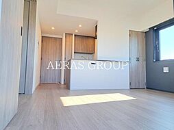 オルサス清澄白河リバーフロント 701 7階1SLDKのリビング/ダイニング