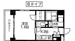 MAISONDENWEST 1Kの間取図画像