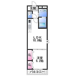 間取図画像 1LDK