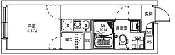 MAXIV CITY八幡山 1Kの間取図画像