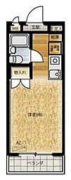 スカイコート向ヶ丘遊園 1Kの間取図画像