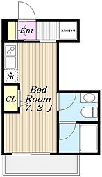アプレパークス百合ヶ丘 ワンルームの間取図画像