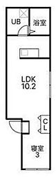 K-PONO ITABASHI 1LDKの間取図画像