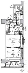 RELUXIA本所吾妻橋III 1LDKの間取図画像