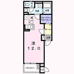 グレースヴィラ ワンルームの間取図画像
