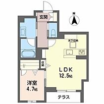 エトワール北仙台 102 ｜ 宮城県仙台市青葉区北山１丁目238-1、238-3（賃貸マンション1LDK・1階・45.01㎡） その2