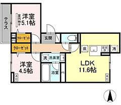 物件の間取り