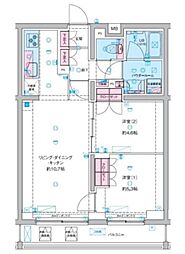 GENOVIA竹ノ塚 2LDKの間取図画像