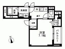PineCourt 1Kの間取図画像