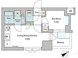 間取図画像 1LDK