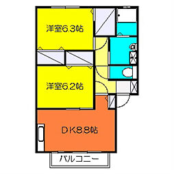 ヴェルドミールA 2階