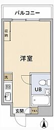 マリオン池袋 ワンルームの間取図画像