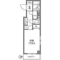 ガーラプレイス八幡山壱番館 1Kの間取図画像