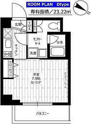 ステージグランデ大泉学園 1Kの間取図画像