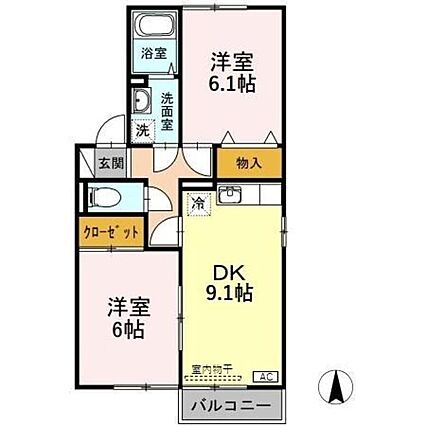 セジュール・モリB_間取り_0