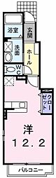 キアラ ワンルームの間取図画像