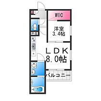 REGALEST七道希  ｜ 大阪府堺市堺区南清水町１丁（賃貸アパート1LDK・2階・30.35㎡） その2