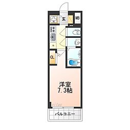 ファーストフィオーレ川西プリモ 1Kの間取図画像
