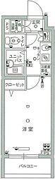 スカイコート練馬平和台 1Kの間取図画像