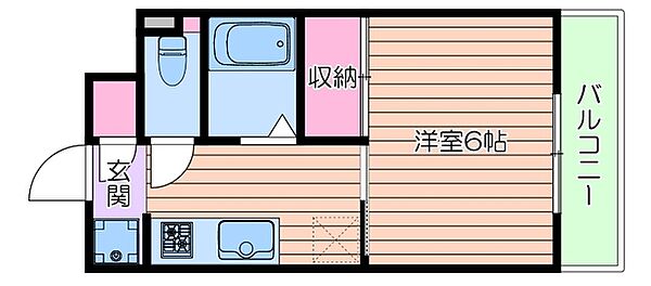 ル・パルトネール梅田北 ｜大阪府大阪市北区豊崎１丁目(賃貸マンション1K・4階・21.91㎡)の写真 その2