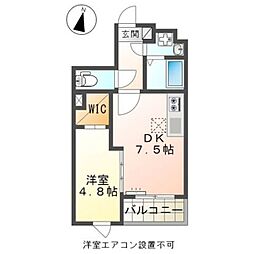 間取図画像 1DK