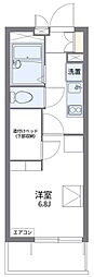 レオパレスプランタン 1Kの間取図画像