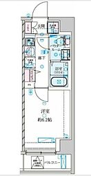 GENOVIA 南鳩ヶ谷 1Kの間取図画像