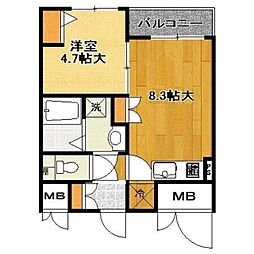 間取図画像 1LDK