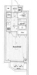 PalaisHomes石神井公園 1Kの間取図画像