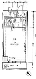 シティハイツ東十条 ワンルームの間取図画像