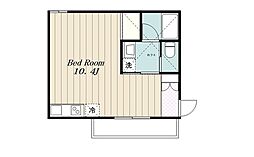 ALLIERS ワンルームの間取図画像