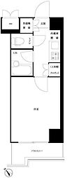 ルーブル神宮前 1Kの間取図画像