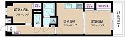 日神パレステージ新小岩 2DKの間取図画像