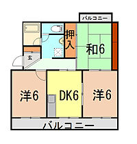 静岡県富士市厚原1920-18（賃貸マンション3DK・1階・55.08㎡） その2