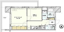 ジョイスコート 1Kの間取図画像