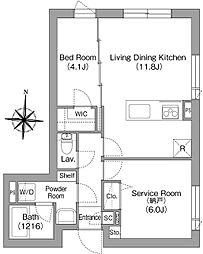 墨田区亀沢2丁目マンション 1SLDKの間取図画像