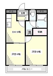 クレッセントハイツ 2Kの間取図画像