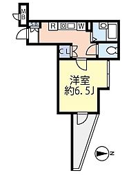 グランドバン西落合 1Kの間取図画像
